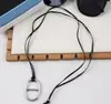 Collar con Colgante de Nariz de Cerdo Europeo y Americano con Cordón de Cuero para Mujer Moda Europea y Americana Sencillo Versátil Cadena Larga de Lana Collar de Alta Calidad