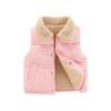 Nova Colete de Algodão Infantil Fora de Temporada 2026, Forrado com Fleece e Espessado para Meninos e Meninas, Roupa Externa de Lã de Cordeiro, Transfronteiriço