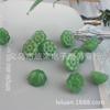 10*7mm imitación nacional checa glaseada dosel de loto imitación jade accesorios semilla de loto adorno antiguo horquilla hecho a mano material diy