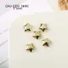 Mini Joias de Liga Metálica Estrela de Cinco Pontas Lua para Nail Art Populares Dourado e Prateado Estéreo DIY Acessórios Pequenos Usáveis para Nail Art