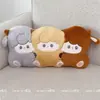 Almofada de Pelúcia Fofa em Formato de Cachorro para Sofá, Almofada Decorativa Criativa para Sala de Estar, Janela de Canto e Tatami