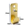 Acessórios de Hardware Dourado Gancho Espelho Porta-Retrato Furo Duplo em Forma de Sete Acessórios Especiais para Gancho Atacado