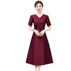 Vestido de novia estilo chino, verano 2024, nuevo, retro, elegante, elegante, vestido rojo para madre.
