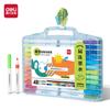Marcadores Acrílicos Deli Hm122 Lavables Fácilmente con Punta Redonda, Juego de Bolígrafos de Colores Lavables y Resistentes a la Decoloración para Niños para Dibujar y Garabatear