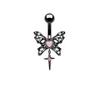 Gaibei Europeu e Americano Transfronteiriço Personalizado Hip Hop Piercing de Umbigo Lábios Sexy Europeu e Americano Piercing de Umbigo Clavo de Umbigo Fábrica Transfronteiriça