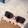 Gafas de sol nerd de estilo coreano carey leopardo bronceado para mujer, modernas, a la moda, de alta gama, para cara pequeña y redonda