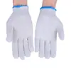 Luvas de Fio Fino de Algodão Cinza para Venda por Atacado, Ferramentas de Ferragens, Presentes, Resistentes ao Desgaste, Antiderrapantes, Oficina, Canteiro de Obras, Proteção Industrial para Trabalhadores