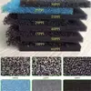 Esponja de filtro de remoção de odor filtro de carvão ativado preto de alta densidade remoção de poeira adsorção filtro de carvão ativado tela de poeira
