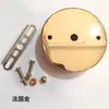 Base para Lámpara de Techo, Placa con Borde Recto, Base Redonda, Lámpara de Pared, Lámpara de Mesa, Placa Base para DIY, Tablero Colgante, Ferretería, Accesorios Metálicos para Iluminación