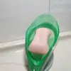 Soporte Creativo para Jabón con Ventosa Sin Taladro Forma de Hoja Caja de Jabón con Drenaje Caja de Plástico con Forma de Hoja Venta Directa del Fabricante Tipo con Ventosa