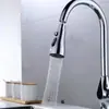 Jiangpan salida de agua de burbujeador giratorio universal a prueba de salpicaduras para cocina doméstica, salida de agua con modo de raspado de tres velocidades