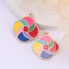 Colgantes de Joyería Esmaltada de Aleación Transfronteriza DIY Collares Pulseras Abalorios Dijes para Coche Accesorios Dijes de Símbolo de Infinito