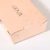 Caja de avión caja de embalaje caja de cartón caja de embalaje de ropa calcetines logo imprimible personalizado simple ins sensación de alta gama caja de cartulina blanca