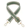 Nova cor dourada e prateada alça de ombro de seda alça longa transversal de ombro feminina acessórios de bagagem alça decorativa alça de bolsa de comércio exterior