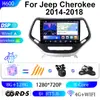 Adecuado para Modelos Jeep Liberty 14-18, Sistema de Audio y Video Inteligente Todo en Uno con DVD de Navegación en el Coche, Carplay, Bluetooth, GPS