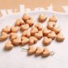 Pendientes de acrílico perforados con forma de macarrón estilo dulce, con diseño de amor, para hacer tú mismo, para la cabeza, pulseras, joyas, accesorios para mujer, venta al por mayor