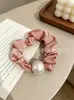 Lindos Coleteros de Satén con Perlas y Pedrería, Accesorios para el Cabello Estilo Coreano, Suministro Directo desde la Fábrica Fuente