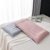 Almohada Baja, Núcleo de Almohada de Algodón Lavado 100% Algodón, No se Desploma, Ayuda a Dormir, Adecuada para Dormitorios Estudiantiles, Adultos, Lavable a Máquina, Transpirable para un Sueño Tranquilo