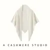 Outono e Inverno Fino com Franjas na Barra Triângulo Cachecol de Cashmere Proteção para o Pescoço Feminino Camada Externa Quente Cachecol Xale de Cor Sólida