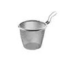 Colador de Malla de Acero Inoxidable para Restaurante de Hot Pot, Uso Comercial para Hot Pot Picante, Colador de Fideos para Sopa con Gancho para Cocinar Fideos