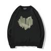 Moletom Retro Americano Feminino Primavera Solto Hiphop Gola Redonda Manga Longa Outono Inicial Tops Finos Jaqueta Tendência Ins