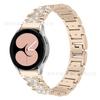 Para Samsung Galaxy Watch 4 Correa de Reloj Metálica Sin Costuras con Diamantes Compatible con 4 Modelos