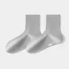 Meias Antibacterianas com Íons de Prata para Mulheres, Angulo Reto, Outono e Inverno, Absorventes de Suor, Respiráveis, Meia-Calça Média para Mulheres, Resistentes a Odores, Indústria de Meias de Zhuji