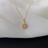 S925 Sterling Silver Custom Sunflower Necklace Women's ins Simple Light Luxury Collarbone Chain New Style Elegant Silver Jewelry Pendant