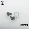 Tapones para los oídos para nadar al por mayor tapones para los oídos de silicona en espiral tapones para los oídos impermeables para nadar traje con clip para la nariz tapones para los oídos nuevos mejorados fábrica