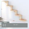 Parede para Gatos Gama Completa de Madeira Maciça Árvore para Gatos de Parede DIY Prateleira de Parede Pendurada Arranhador para Gatos Plataforma de Salto Prateleira para Gatos Cápsula Espacial Ninho para Gatos