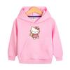 Meninas Primavera Wear Suéter Com Capuz 2023 Novo Estilo Infantil Manga Longa Top Primavera e Outono Roupas Infantis Casaco Casual Na Moda