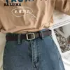 Jeans Populares de Venta Caliente para Mujer Cinturón Universal con Hebilla de Pin para Jóvenes, Estilo Simple de Ins con un Toque de Alta Gama
