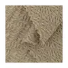 Tecido Jacquard de Fio Prateado Enrugado com Glitter Fino Textura Plissada de um Lado 210g Fio Prateado Tricot Casual Casa Tecido para Saia