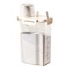 Cubo de Almacenamiento para Detergente de Lavar Ropa para el Hogar Grande y Pequeño de Plástico Sellado con Tapa para Prevenir la Humedad Tanque de Almacenamiento para Detergente de Lavar Ropa con Asa de Anillo
