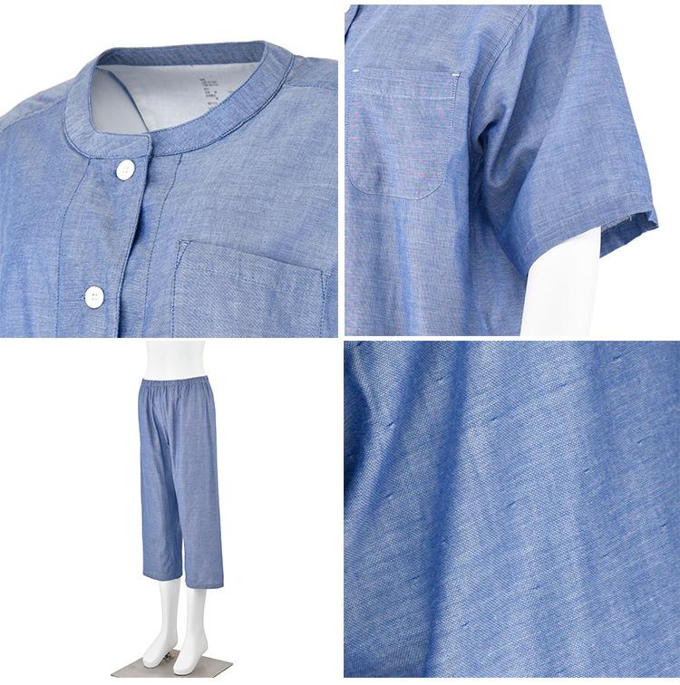 muji细支双层纱无侧缝睡衣无印良品家居服19.jpg