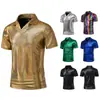 Camiseta de Solapa Talla Grande Verano 2025 Amazon para Hombre Diseño Bronceado Camiseta de Manga Corta con Solapa Polo para Hombre Transfronterizo