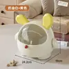 Caja de almacenamiento de coleteros y accesorios para el cabello de niñas, caja de accesorios para el cabello creativa "Perro Dundun", organizador de escritorio de gran capacidad
