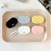 Estilo ins lunares estuche portátil para lentes de contacto estuche para lentes cosméticos con espejo caja de almacenamiento para cuidado caja pequeña doble