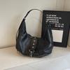 Bolso de Alta Gama para Mujer de Gran Capacidad 2026 Nuevo Verano Casual Moda Retro Hombro Cruzado Bolso Dumpling Tendencia