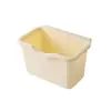 Cubo de basura colgante para cocina para uso doméstico, contenedor de almacenamiento de plástico para residuos de cocina, específicamente para puertas de gabinetes, papelera colgante para sala de estar y baño