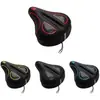 AQ026 Nueva Funda de Cojín de Asiento de Silicona Negra/Azul/Amarillo/Rojo Funda para Asiento de Bicicleta de Montaña Cómoda Gruesa Suave Funda para Sillín
