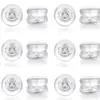 Especial transfronterizo para tapón de oído de hamburguesa grande de silicona transparente accesorios para pendientes diy tapón de oído tapón de pendiente anticaída venta al por mayor