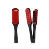 Pente de tala para salão de beleza feminino soprando cabelo longo e reto estilo de cabelo juba de porco em forma de V pente de alisamento de pente cruzado