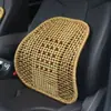 Atacado de Fábrica Carro Verão Tecido à Mão Tubo de Aço Suporte Lombar Contas Quatro Estações Respirável Almofada Lombar Escritório Almofada de Proteção Lombar