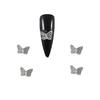 Nuevo Arte de Uñas Transfronterizo Joyería Lazo Aleación Metal Uso de Uñas Joyería para Uñas Fabricante Venta al por Mayor Arte de Uñas Mariposa