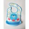 Babero de EVA con dibujos animados para la cena del bebé, bolsillo extraíble para comida, babero de silicona sintética impermeable y sin lavado para niños.