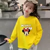 Camiseta de Manga Larga para Niños, Ropa Nueva de Primavera, Camiseta Básica Blanca para Niñas, Algodón Puro, Prenda Interior Holgada para Niños Medianos y Grandes, Top de Cuello Redondo