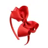 Diadema para niños de 4 pulgadas europea y americana, accesorios para el cabello, lazo fruncido, banda hecha a mano, diadema, nuevo, venta al por mayor 675