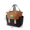 Atacado em estoque bolsa para marmita bolsa de almoço bolsa térmica para piquenique almoço bolsa de almoço bolsa para refeição com isolamento de folha de alumínio espessada
