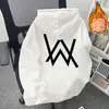 Moletom Alan Walker para Homens, Mesmo Estilo do Produtor de Música Eletrônica, Forrado com Fleece e Jaqueta Espessa